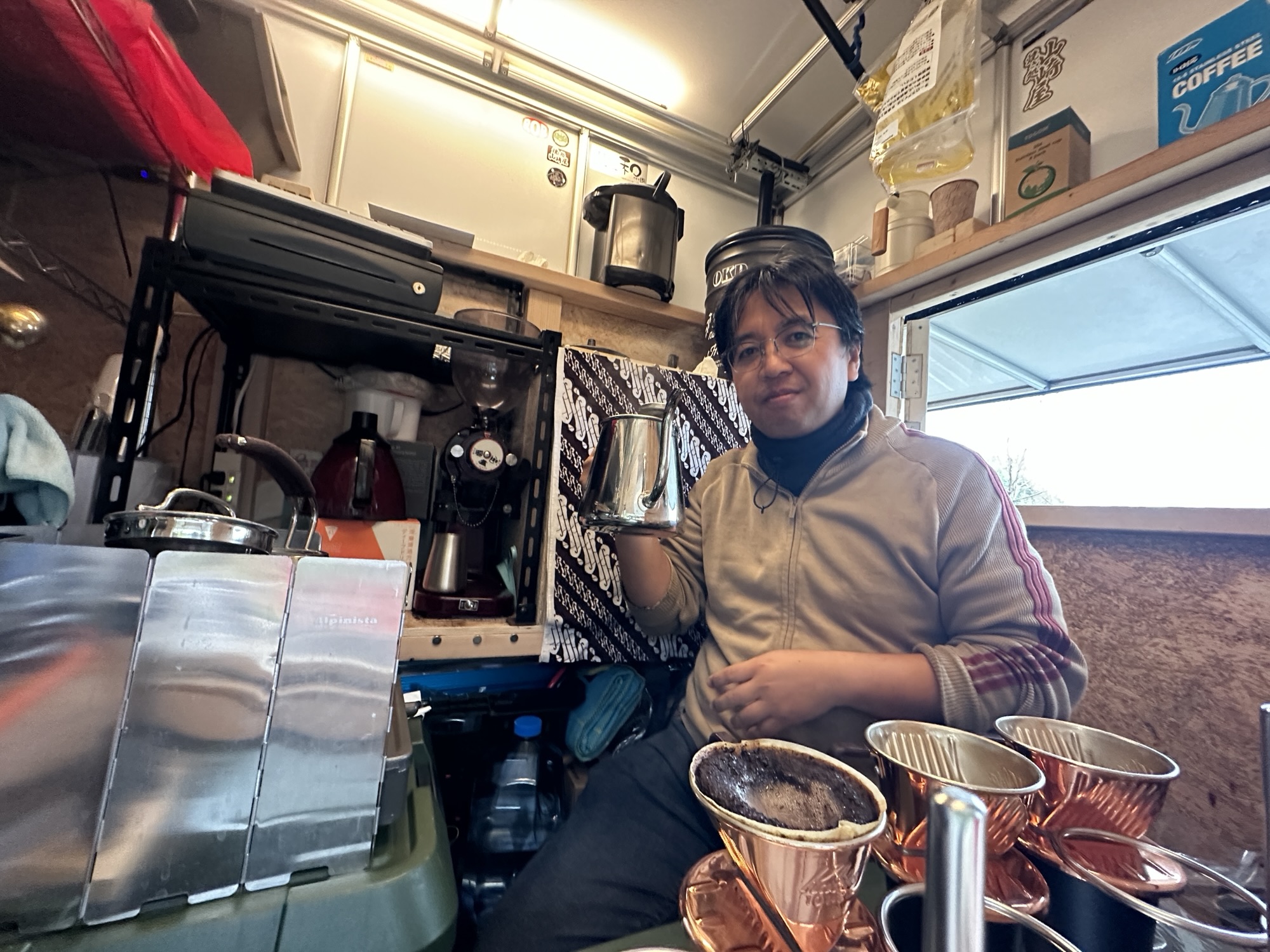 まめせんの気さくな店主さん